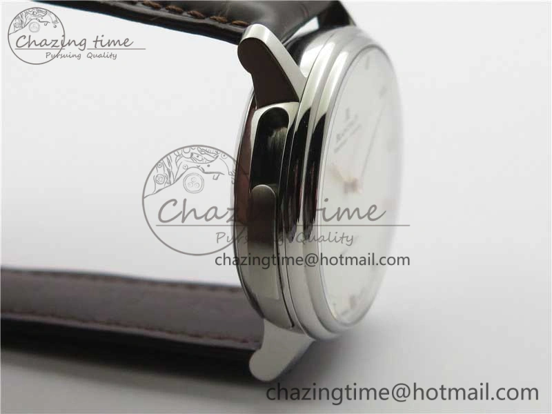 Sexual Revolution Erotic Watch SS ZSF White Dial Gold Markers on Brown Leather Strap A23J
