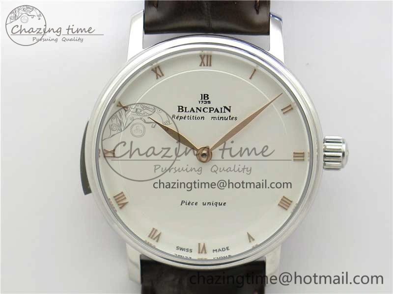 Sexual Revolution Erotic Watch SS ZSF White Dial Gold Markers on Brown Leather Strap A23J