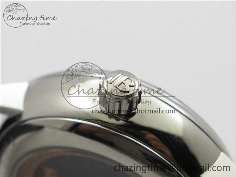 Sexual Revolution Erotic Watch SS ZSF White Dial SS Markers on Black Leather Strap A23J