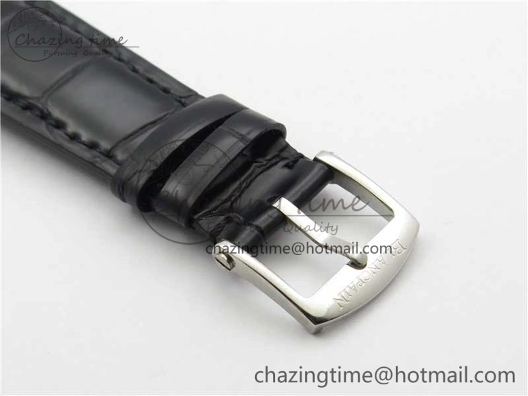 Sexual Revolution Erotic Watch SS ZSF White Dial SS Markers on Black Leather Strap A23J