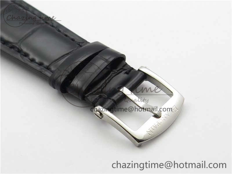 Sexual Revolution Erotic Watch SS ZSF White Dial SS Markers on Black Leather Strap A23J