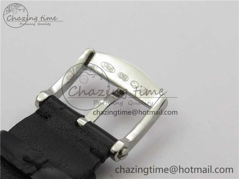 Sexual Revolution Erotic Watch SS ZSF White Dial SS Markers on Black Leather Strap A23J