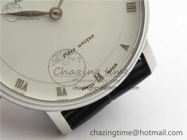 Sexual Revolution Erotic Watch SS ZSF White Dial SS Markers on Black Leather Strap A23J