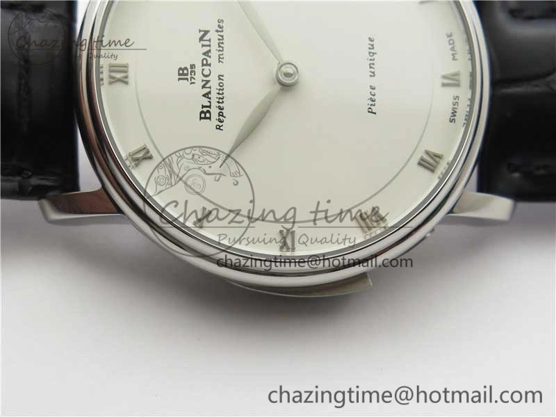Sexual Revolution Erotic Watch SS ZSF White Dial SS Markers on Black Leather Strap A23J