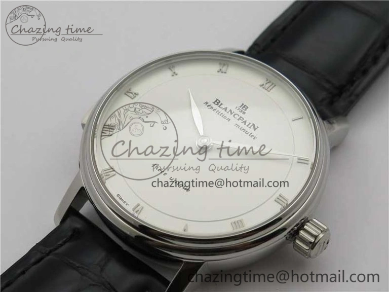 Sexual Revolution Erotic Watch SS ZSF White Dial SS Markers on Black Leather Strap A23J