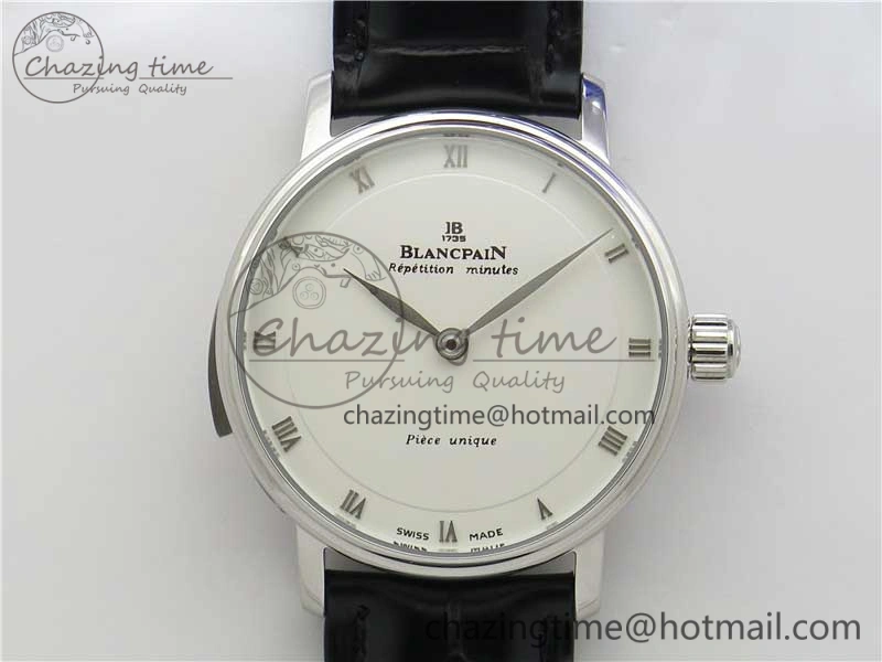 Sexual Revolution Erotic Watch SS ZSF White Dial SS Markers on Black Leather Strap A23J