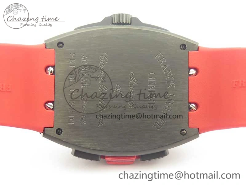 Skafander DLC  Red On Red Rubber Strap MIYOTA 8215