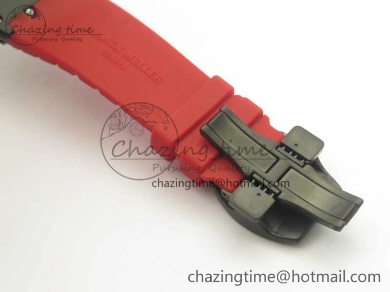 Skafander DLC  Red On Red Rubber Strap MIYOTA 8215