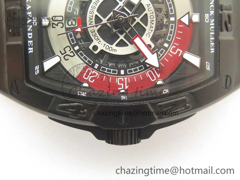 Skafander DLC  Red On Red Rubber Strap MIYOTA 8215