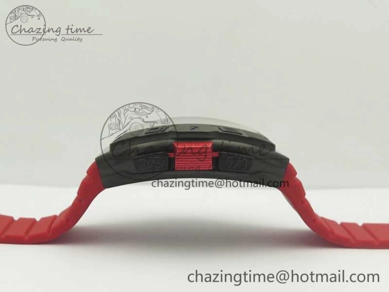 Skafander DLC  Red On Red Rubber Strap MIYOTA 8215