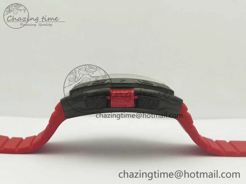 Skafander DLC  Red On Red Rubber Strap MIYOTA 8215