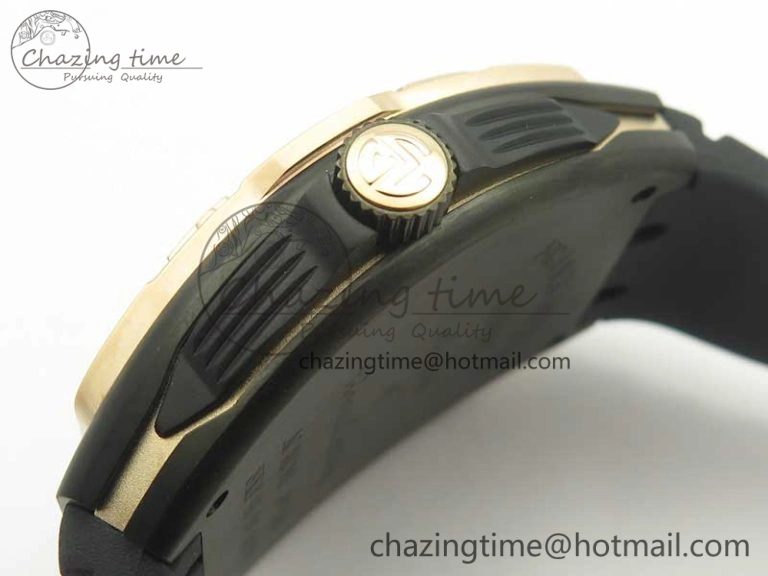 Skafander RG Black On Black Rubber Strap MIYOTA 8215