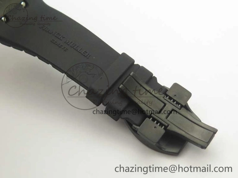 Skafander RG Black On Black Rubber Strap MIYOTA 8215