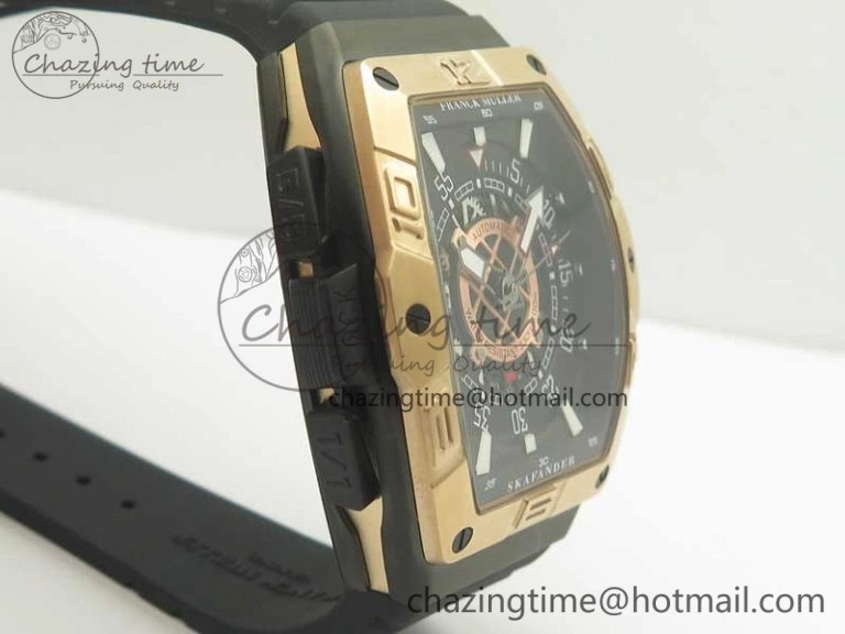 Skafander RG Black On Black Rubber Strap MIYOTA 8215
