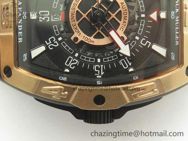 Skafander RG Black On Black Rubber Strap MIYOTA 8215