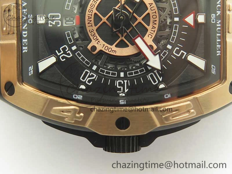Skafander RG Black On Black Rubber Strap MIYOTA 8215