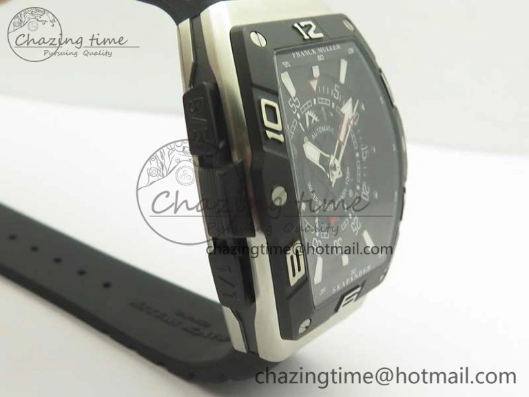 Skafander SS Black On Black Rubber Strap MIYOTA 8215