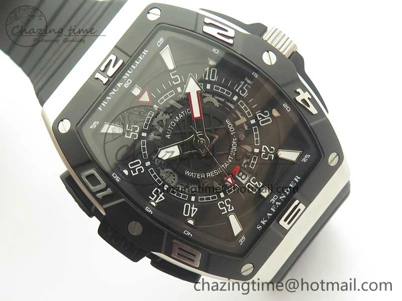 Skafander SS Black On Black Rubber Strap MIYOTA 8215