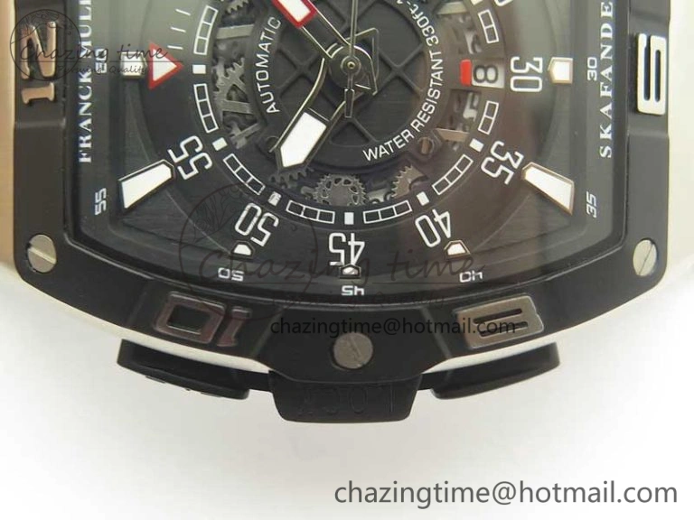 Skafander SS Black On Black Rubber Strap MIYOTA 8215