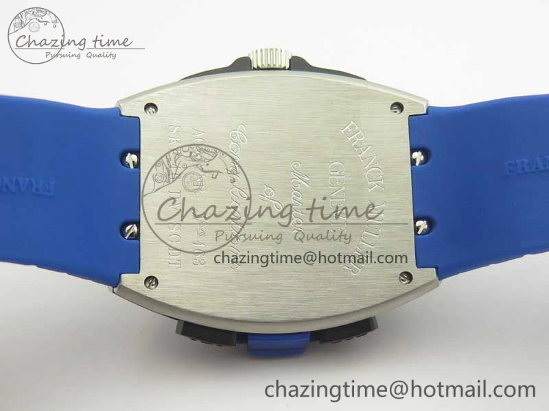 Skafander SS Blue On Blue Rubber Strap MIYOTA 8215