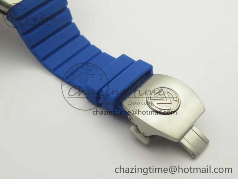 Skafander SS Blue On Blue Rubber Strap MIYOTA 8215