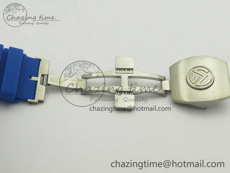 Skafander SS Blue On Blue Rubber Strap MIYOTA 8215