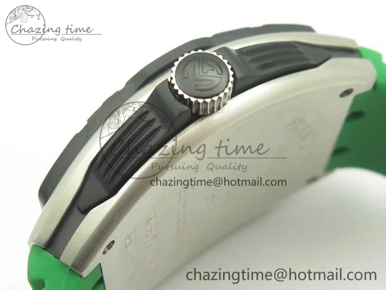 Skafander SS Green On Green Rubber Strap MIYOTA 8215