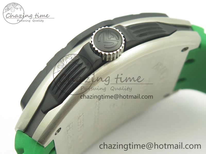 Skafander SS Green On Green Rubber Strap MIYOTA 8215