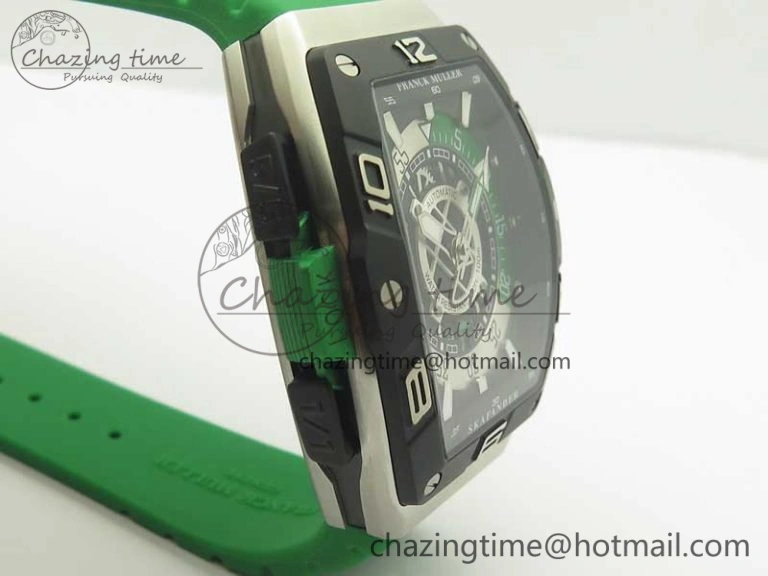 Skafander SS Green On Green Rubber Strap MIYOTA 8215