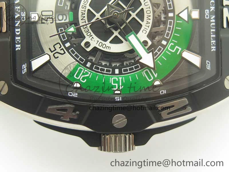 Skafander SS Green On Green Rubber Strap MIYOTA 8215