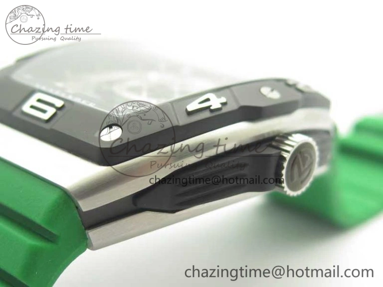 Skafander SS Green On Green Rubber Strap MIYOTA 8215