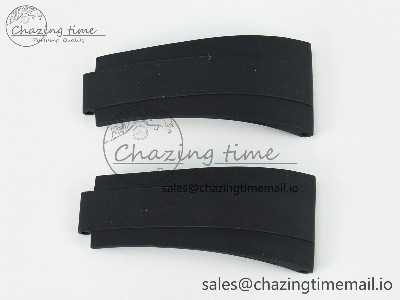Sky-Dweller 1:1 Best Edition Black Rubber Strap (Fits the Gen size)