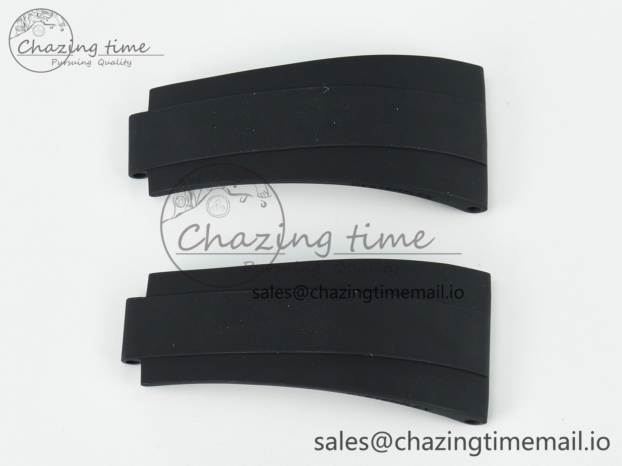 Sky-Dweller 1:1 Best Edition Black Rubber Strap (Fits the Gen size)