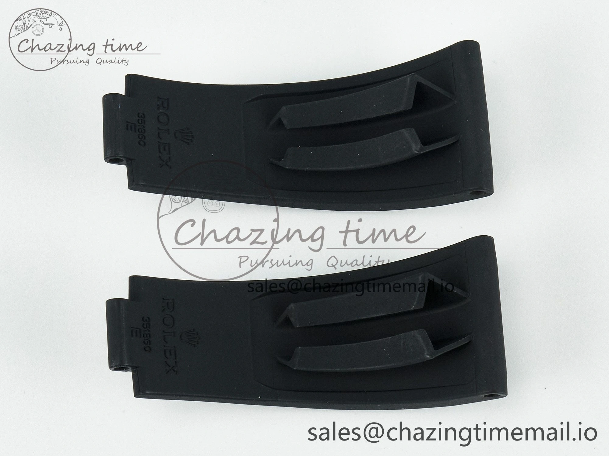 Sky-Dweller 1:1 Best Edition Black Rubber Strap (Fits the Gen size)