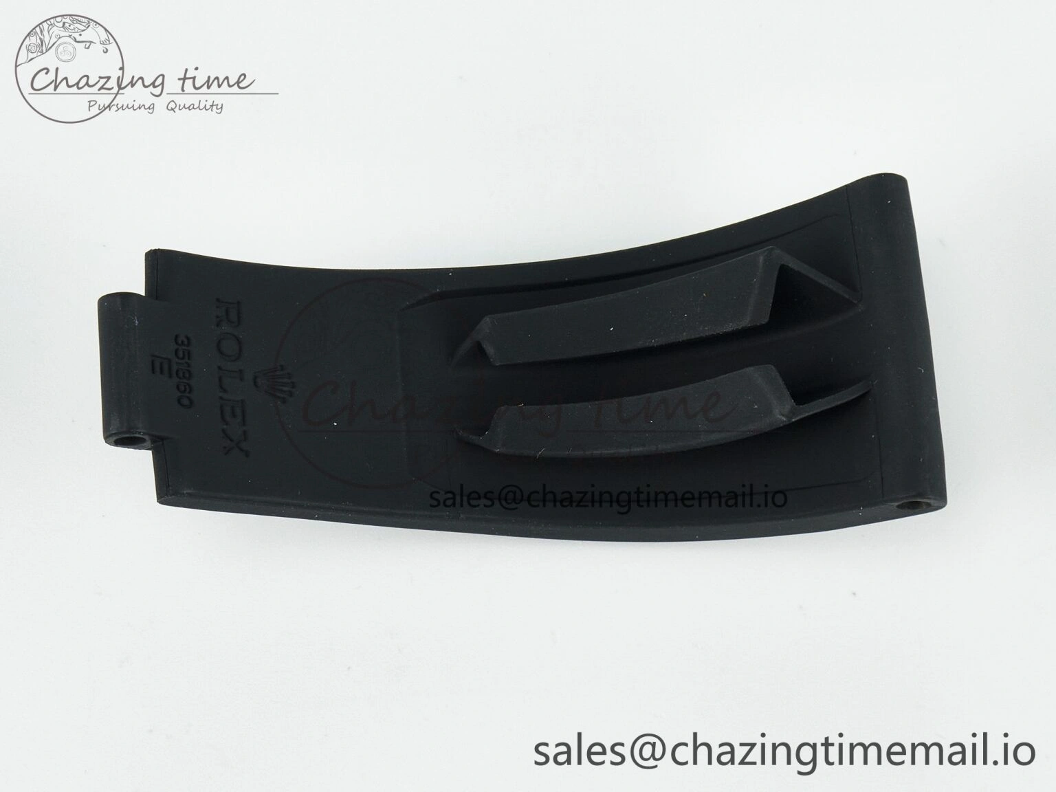 Sky-Dweller 1:1 Best Edition Black Rubber Strap (Fits the Gen size)