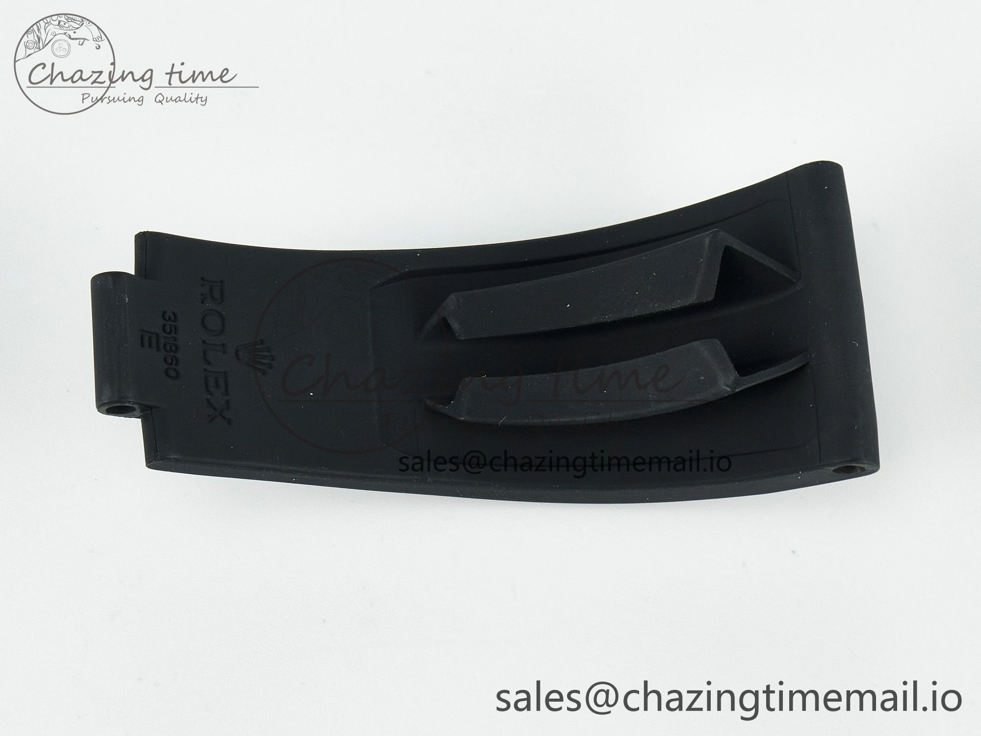 Sky-Dweller 1:1 Best Edition Black Rubber Strap (Fits the Gen size)
