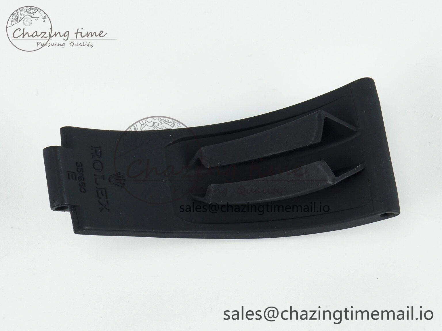 Sky-Dweller 1:1 Best Edition Black Rubber Strap (Fits the Gen size)