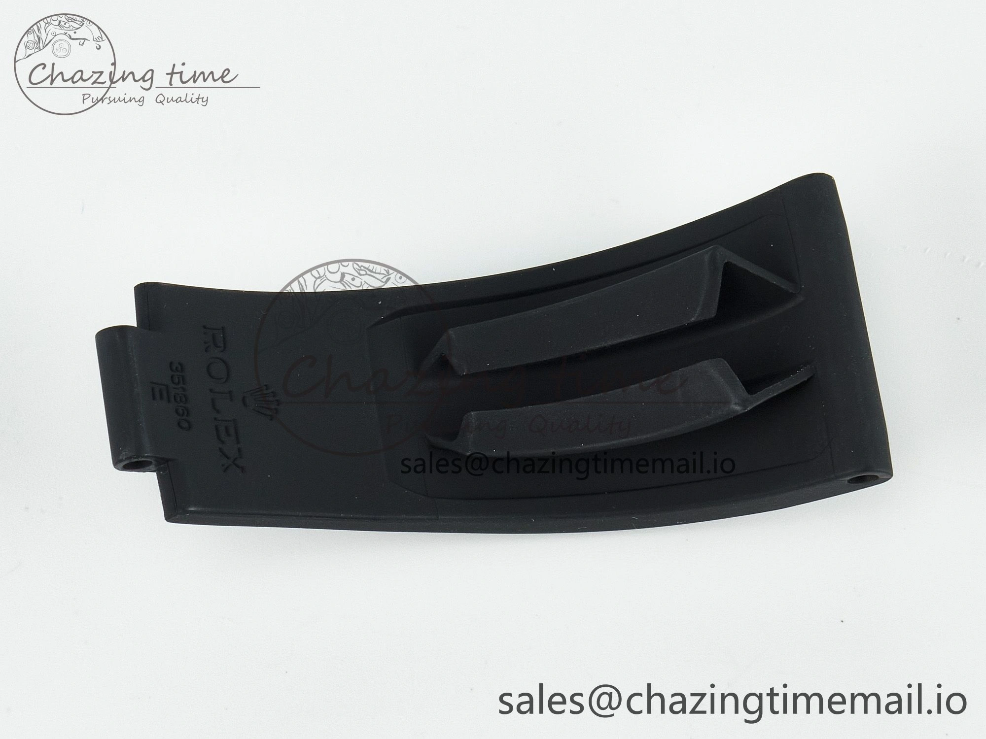 Sky-Dweller 1:1 Best Edition Black Rubber Strap (Fits the Gen size)