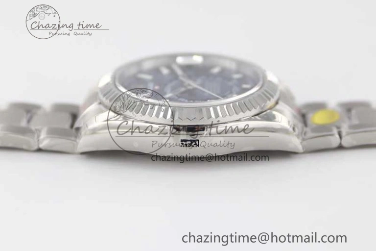 Sky-Dweller 326934 904L SS Noob 1:1 Best Edition Blue Dial on SS Bracelet Asian 23J to 9001