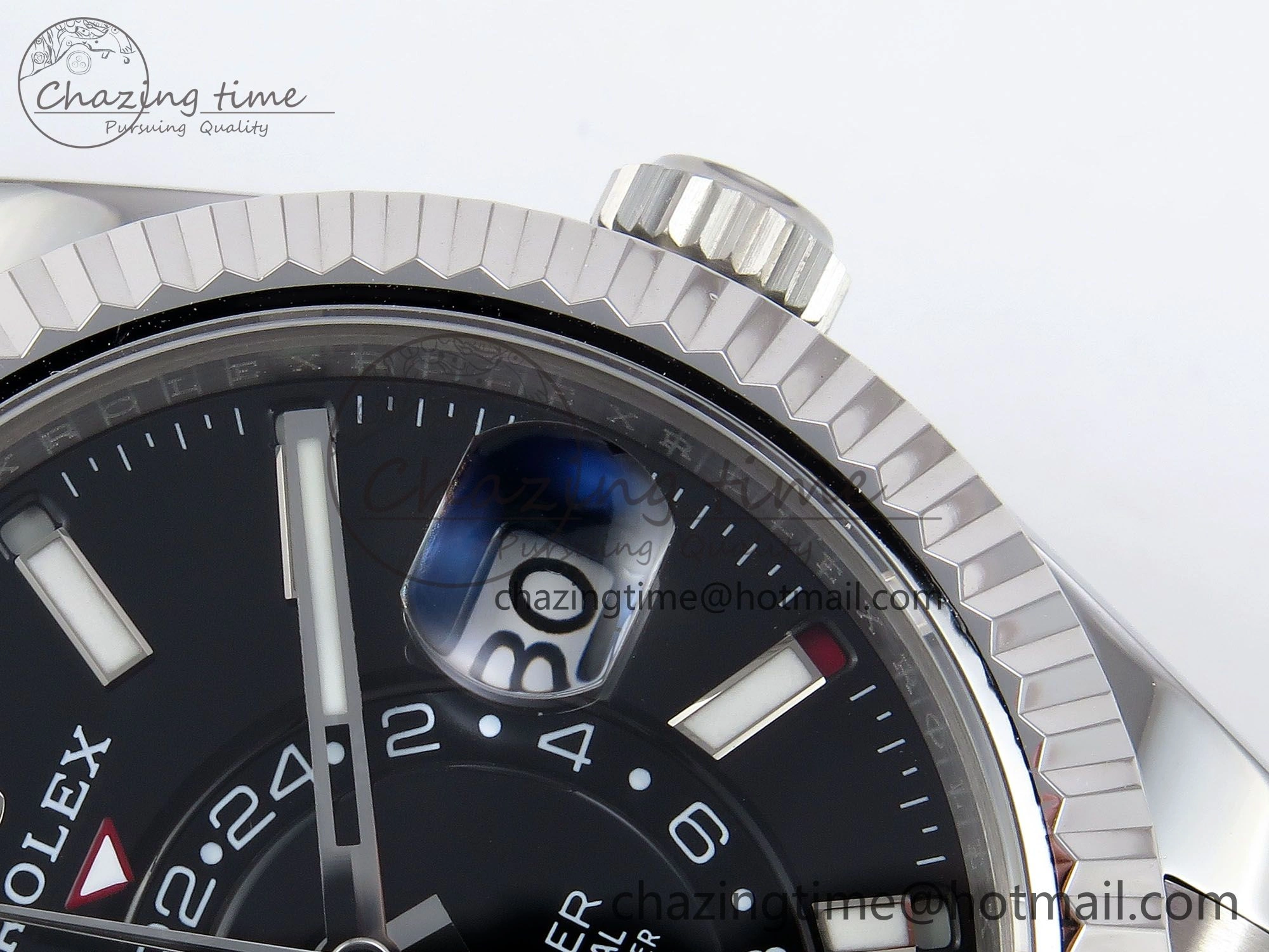 Sky-Dweller 326934 904L SS ZF 1:1 Best Edition Black Dial on SS Jubilee Bracelet A2824