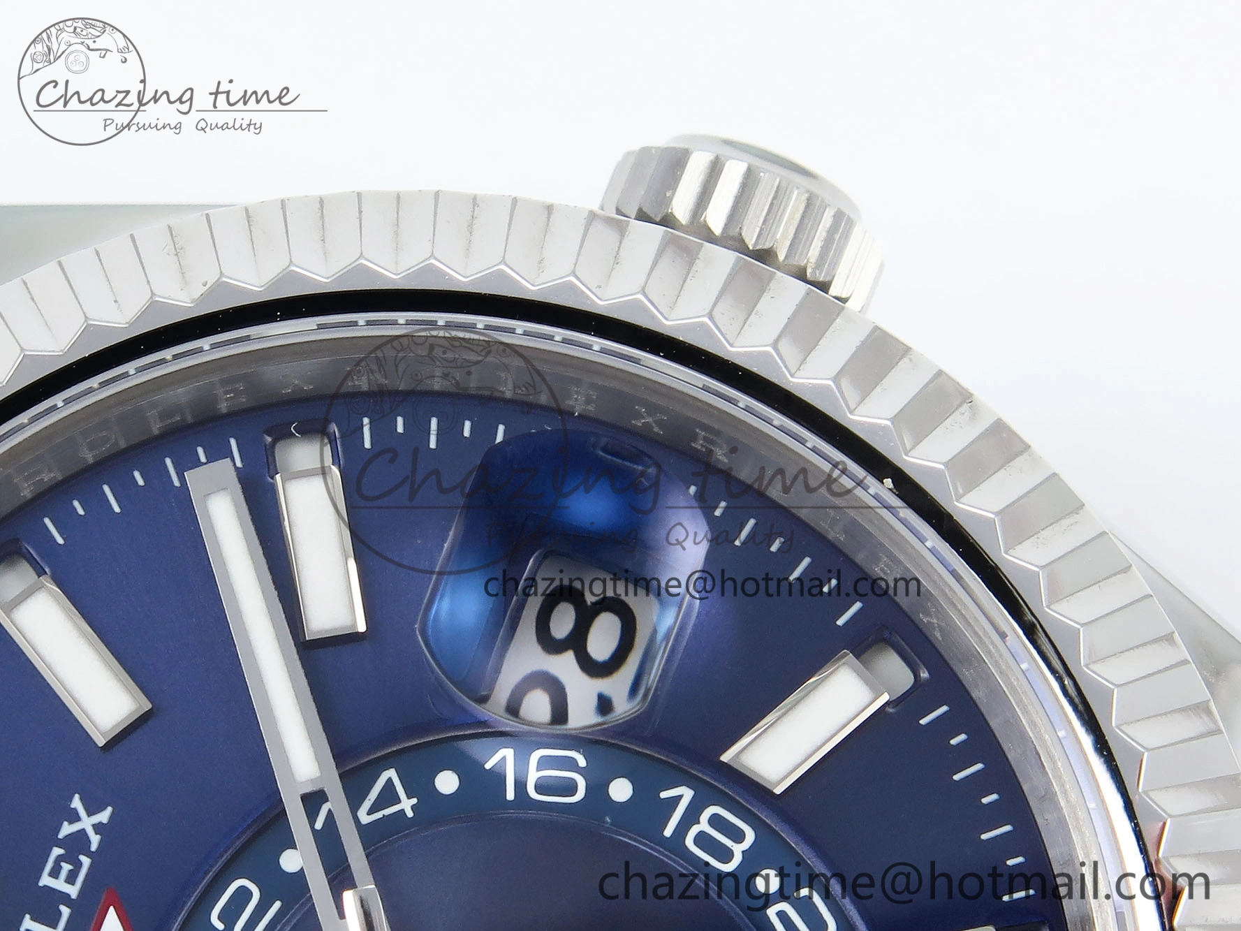 Sky-Dweller 326934 904L SS ZF 1:1 Best Edition Blue Dial on SS Bracelet A2824