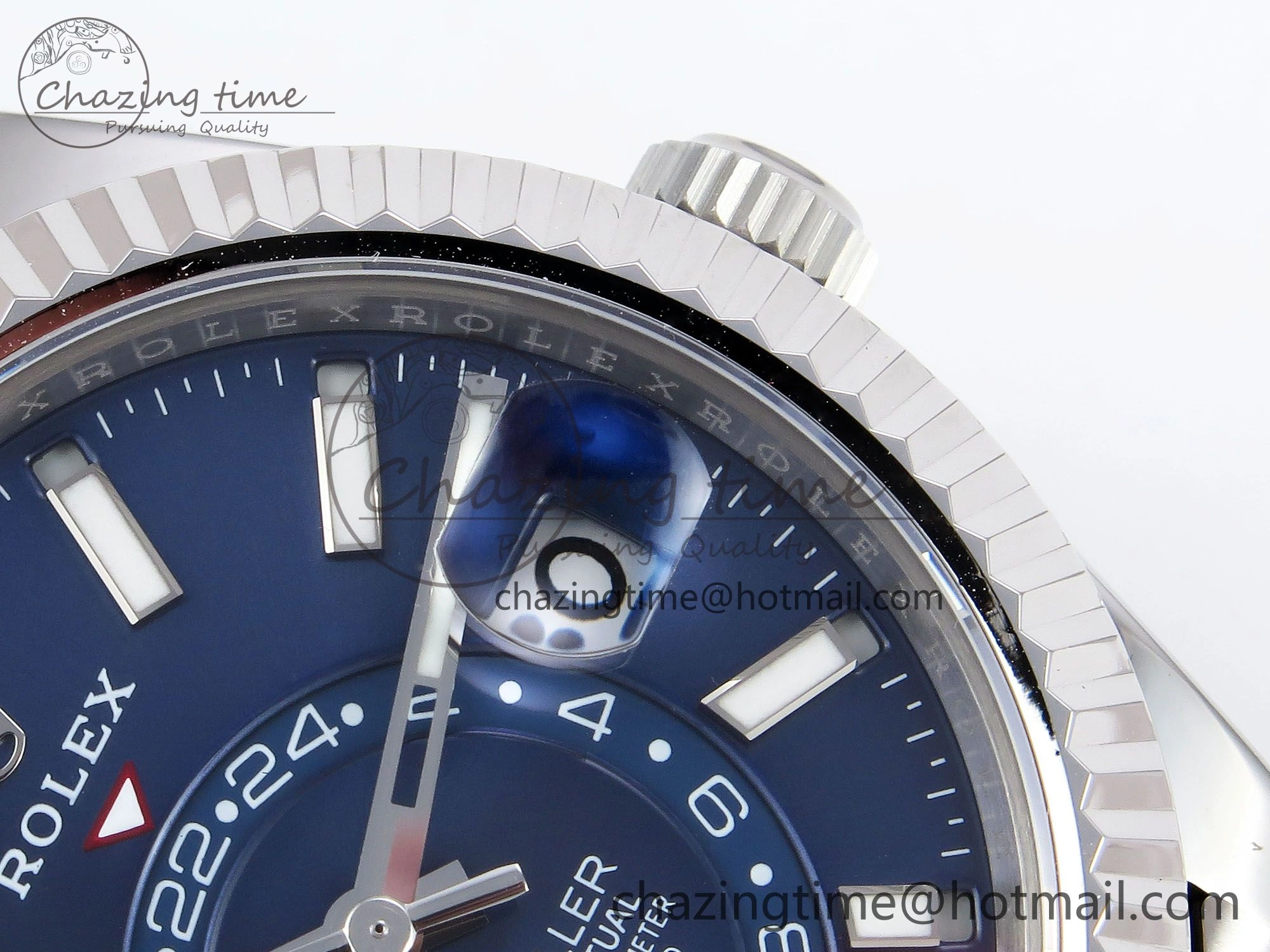 Sky-Dweller 326934 904L SS ZF 1:1 Best Edition Blue Dial on SS Jubilee Bracelet A2824
