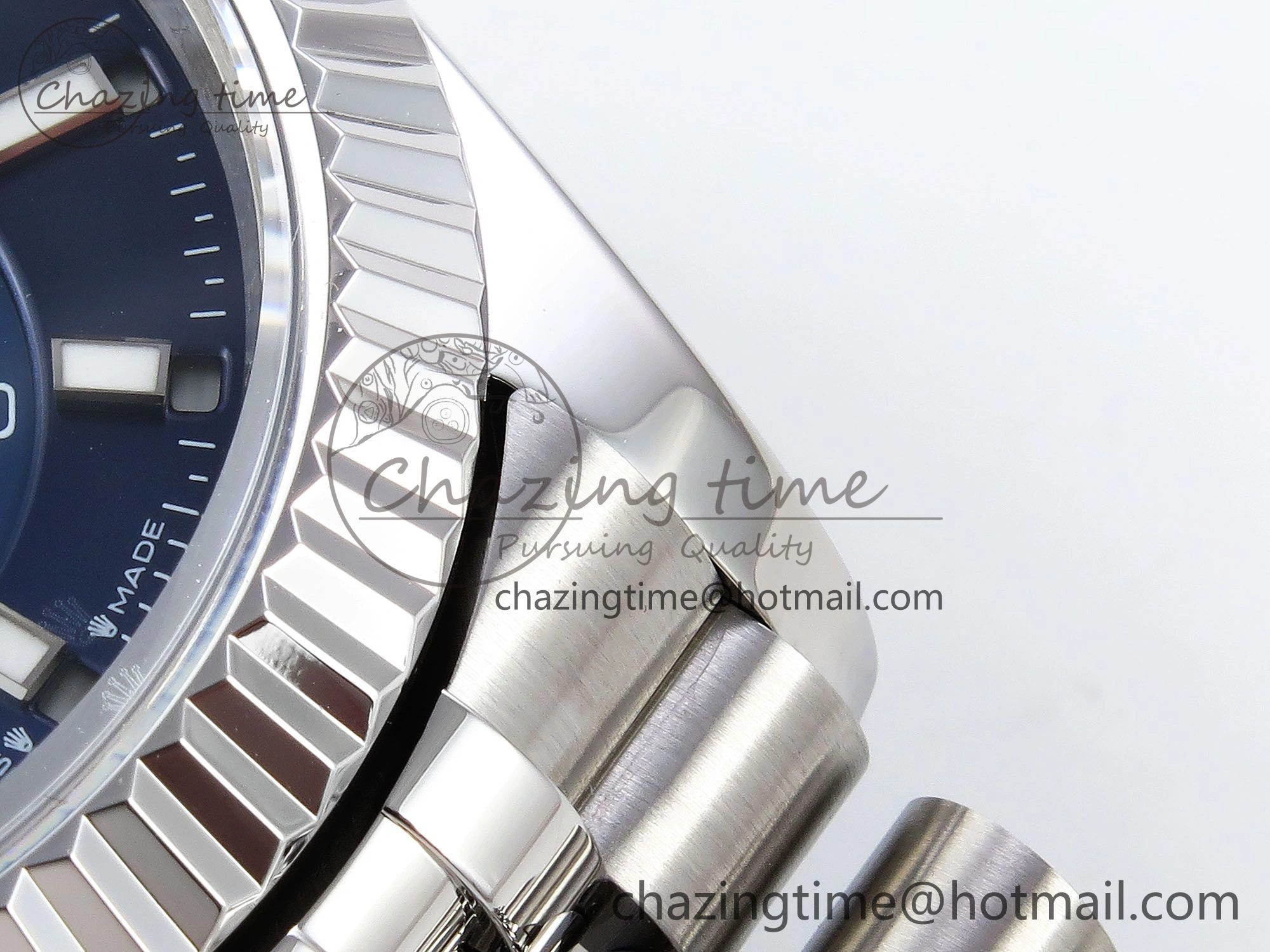 Sky-Dweller 326934 904L SS ZF 1:1 Best Edition Blue Dial on SS Jubilee Bracelet A2824