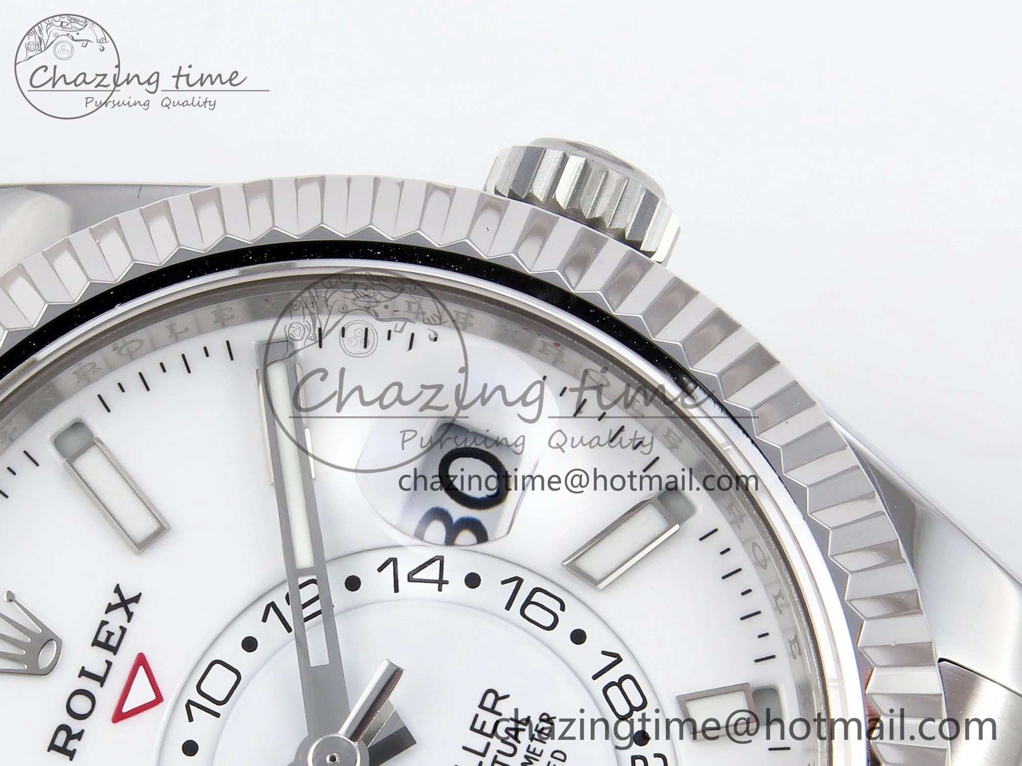 Sky-Dweller 326934 904L SS ZF 1:1 Best Edition White Dial on SS Jubilee Bracelet A2824