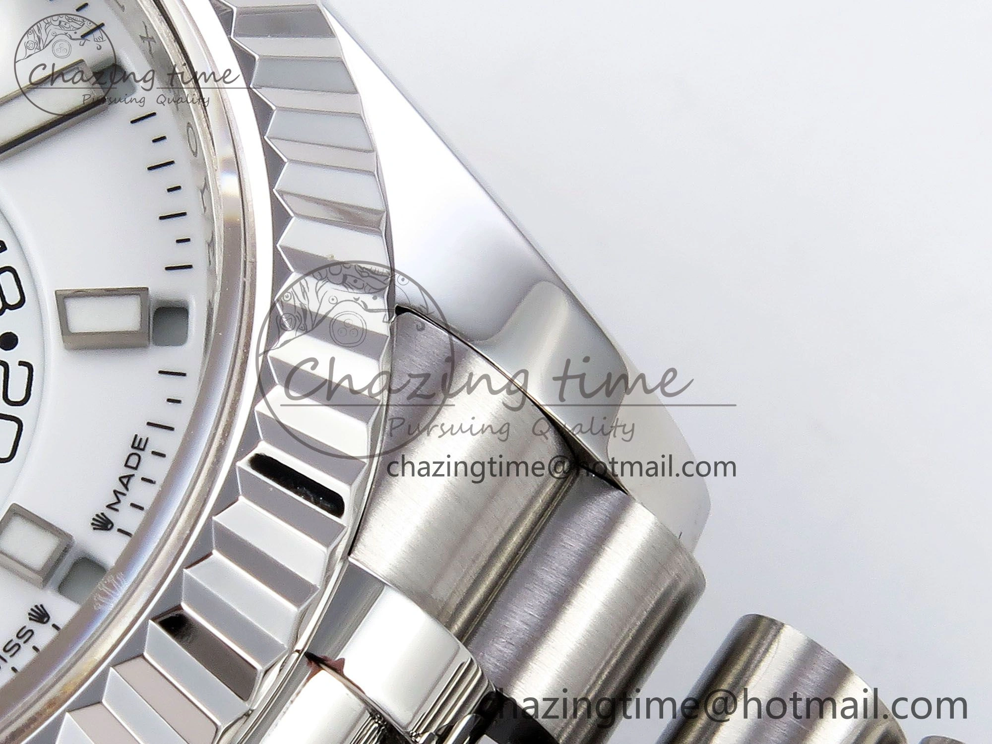 Sky-Dweller 326934 904L SS ZF 1:1 Best Edition White Dial on SS Jubilee Bracelet A2824