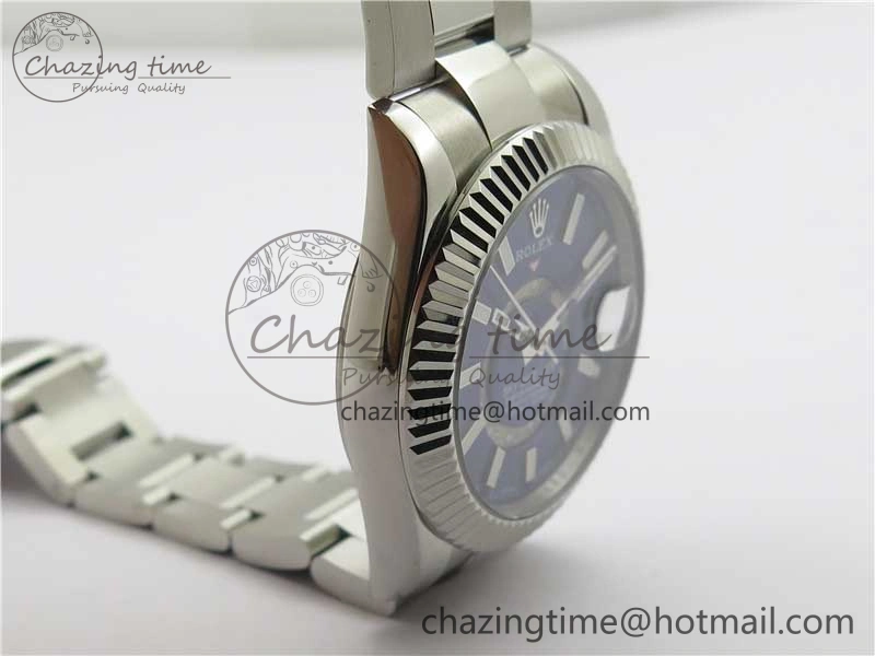 Sky-Dweller 326934 SS AIF Blue Dial on SS Bracelet A23J to 9001