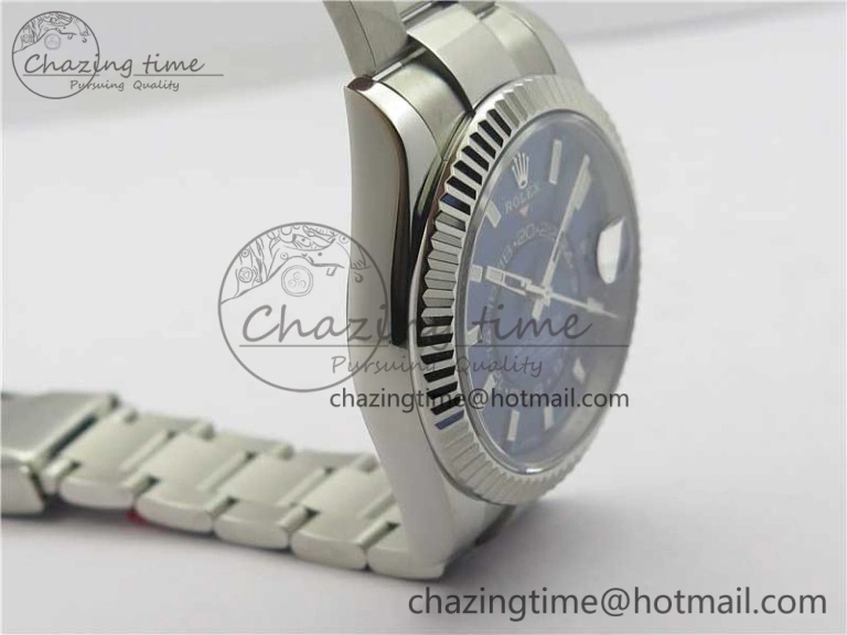 Sky-Dweller 326934 SS Noob 1:1 Best Edition Blue Dial on SS Bracelet Asian 23J to 9001