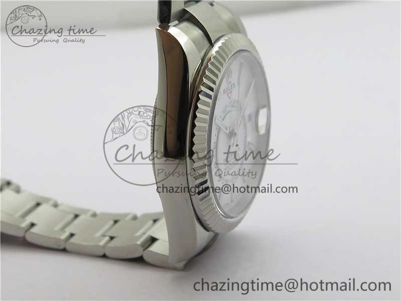 Sky-Dweller 326934 SS Noob 1:1 Best Edition White Dial on SS Bracelet Asian 23J to 9001