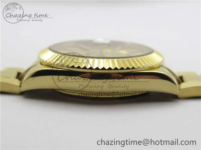 Sky-Dweller 326934 YG AIF Gold Dial on YG Bracelet A23J to 9001