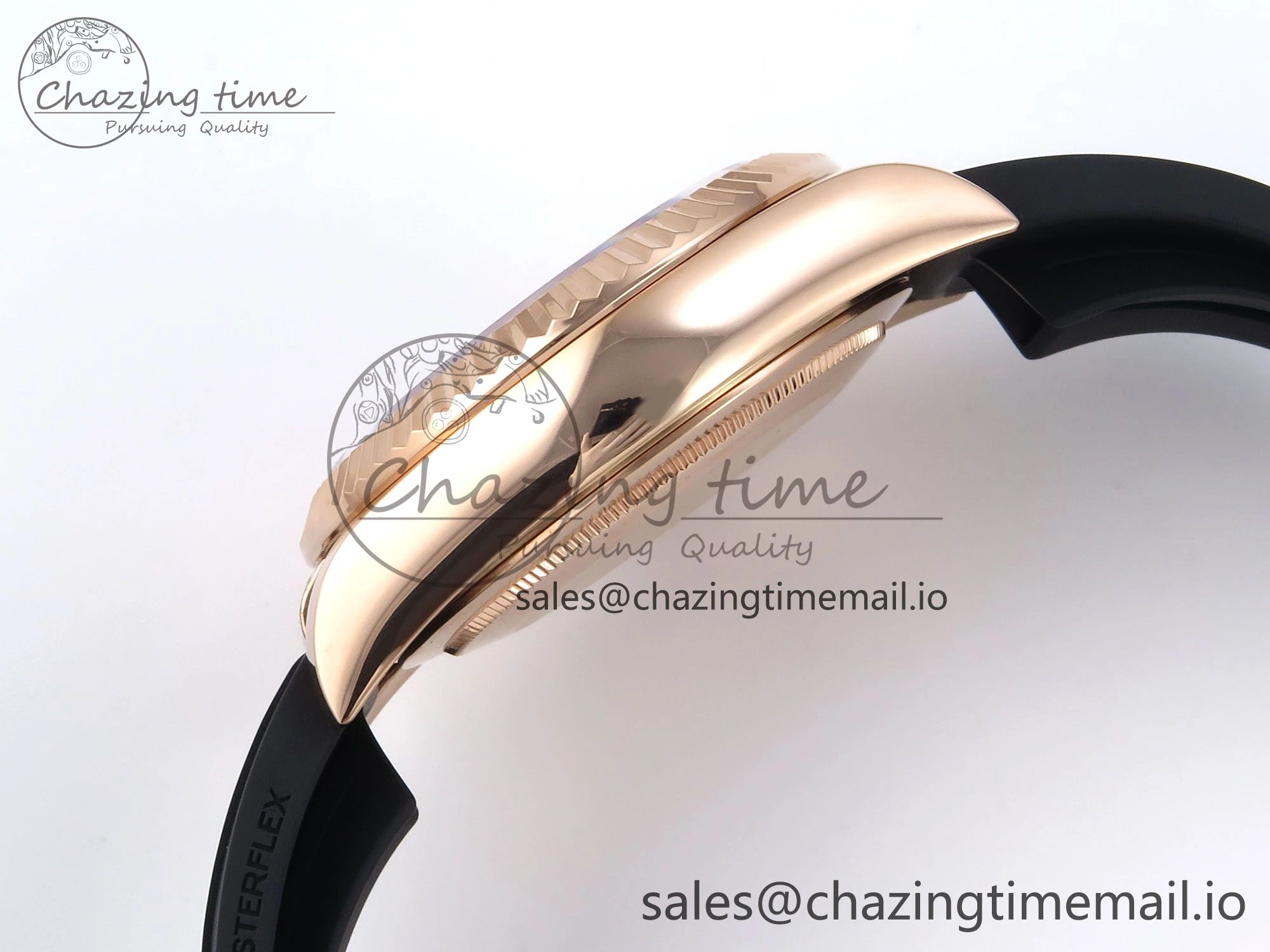 Sky-Dweller 336235 RG ZF 1:1 Best Edition Brown Dial on Oysterflex Strap A23J (Gain Weight)